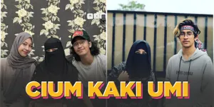 Umi Pipik Ulang Tahun, Abidzar Al Ghifari Cium Kaki Sang Ibu