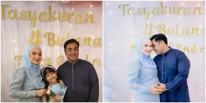 Ungkap Jenis Kelamin Calon Bayi Kembar, Ustaz Riza Muhammad Gelar Tasyakuran 4 Bulan Kehamilan Istri