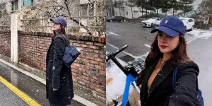 Usai Nonton Konser J-Hope BTS, Audi Marissa Nikmati Hujan Salju di Korea Selatan