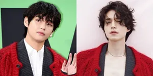 V BTS dan Lee Dong Wook Pakai Busana yang Sama, Siapa Lebih Mempesona?