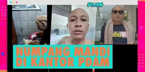 VIRAL! Warga Nekat Mandi di Kantor Tugu Tirta Karena Air PDAM Mati Berhari-Hari