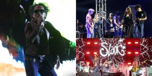 10  Potret Kemeriahan Konser Ulang Tahun Slank ke-41, Bisa Dinikmati Berbagai Generasi - Kolaborasi Seru