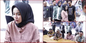 10 Foto Kemunculan Pertama Medina Zein Pasca Diamankan Karena Kasus Narkoba