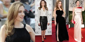 10 Penampilan Paling Keren dan Inspiratif Ala Angelina Jolie