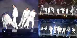 10 Pesona Super Junior Pukau ELF di Konser 'Super Show 8', Bikin Takjub