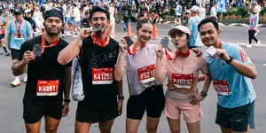 10 Potret Artis Ikut Jakarta Running Festival 2026, Ada Luna Maya hingga Nirina Zubir