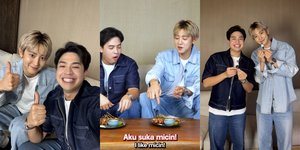 10 Potret Chanyeol EXO Main Bareng Jerome Polin, Jajal Pempek Hingga Es Campur - Malah Ketagihan Micin