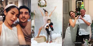 10 Potret Jessica Iskandar dan Vincent Verhaag Rayakan Natal Pertama Bersama, Pamer Cium Mesra - Baper Lihat Mertua Dansa