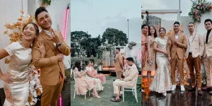 10 Potret 'Lamaran' Krisjiana dan Angela Gilsha, Bahagia Pamer Cincin - Tampil Serasi di Momen yang Telah Lama Dinanti