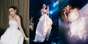 10 Potret Mahalini Saat Tampil di Acara Pernikahan, Secantik Putri Negeri Dongeng - Gaun Putihnya Jadi Sorotan