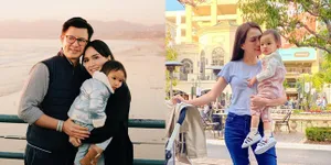 10 Potret OOTD Claire Putri Sandy Aulia di Amerika, Bayi Cantik Bergaya Mewah - Gemas Tenteng Tas Dior yang Kebesaran
