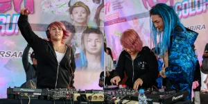 10 Potret Penampilan DJ Evelyn di Repezen Color Run 2022, Bawa Misi Hapus Stigma Negatif Terhadap Profesi Disjoki