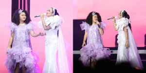 10 Potret Perdana Krisdayanti Konser Bareng Amora Lemos, Ibu Dan Anak Sama-Sama Bersuara Emas
