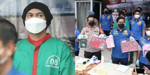 10 Potret Preskon Penangkapan Anji Atas Kasus Narkoba, Pakai Baju Tahanan - Sempat Minta Maaf di Hadapan Awak Media