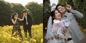 10 Potret Prewedding Frans Faisal Kakak Fuji dengan Indah Tri Pertiwi, Romantis bak Adegan Film