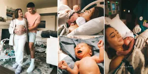 11 Momen Detik-Detik Persalinan Anak Pertama Nikita Willy, Tetap Cantik Saat Melahirkan - Wajah Ganteng Baby Issa Jadi Sorotan
