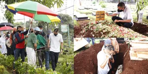 11 Momen Haru Pemakaman Ibunda Rayi RAN, Ikut Turun ke Liang Lahat dan Kumandangkan Adzan Untuk Jenazah