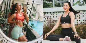 11 Potret Andrea Dian Pamer Body Goals, Perut Kotak-kotaknya Bikin Ngeri - Netizen Terheran: Pernah Makan Gorengan Nggak Sih?