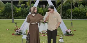 11 Potret Anniversary Pernikahan Aurel Hermansyah dan Atta Halilintar, Dirayakan Romantis di Bali