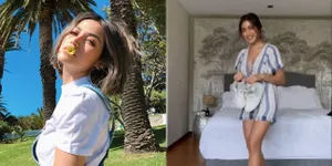 11 Potret Jessica Iskandar Ucap Selamat Idul Fitri, Busananya Jadi Sorotan Netizen 