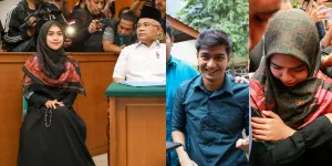 11 Potret Sidang Perdana Perceraian Ria Ricis dan Teuku Ryan, Diwarnai Tangis - Masih Cium Tangan di Ruang Sidang