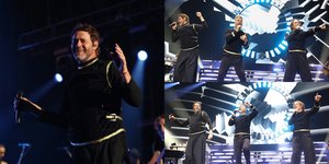 11 Potret Take That yang Kembali Gelar Konser di Indonesia Setelah 29 Tahun, Penuh Kejutan di Tennis Indoor Senayan