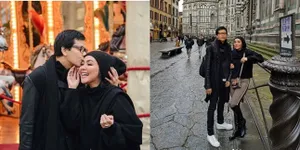 24 Tahun Menikah, Armand Maulana - Dewi Gita Rayakan di Italia