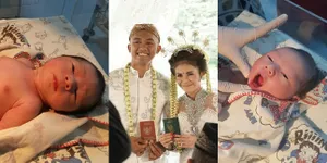 6 Bulan Nikah Sudah Lahir, Inilah Foto Anak Uus Yang Bikin Heboh