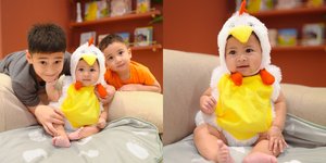 6 Potret Lily Anak Raffi Ahmad dan Nagita Slavina Cosplay Jadi Ayam, Banjir Pujian Lucu dan Menggemaskan