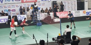 6 Potret Marsha Aruan dan Tantowi Ahmad Juara Juarai Ganda Campuran TOSI Season 3, Berhasil Kalahkan Donny Michael dan Bellaetrix Manuputty