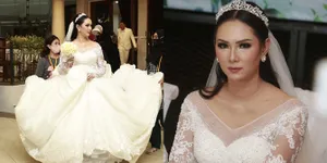 7 Detail Makeup dan Dress Pernikahan Kalina Ocktaranny yang Sekarang Sah Jadi Istri Vicky Prasetyo