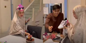 7 Momen Ria Ricis Beri Kejutan Ulang Tahun Buat Teuku Ryan, Malu-malu - Calon Suami Disuruh Bungkus Kado Sendiri