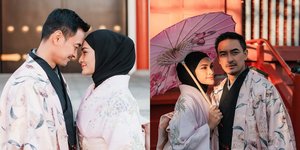 7 Momen Zumi Zola dan Putri Zulhas Liburan di Jepang, Aura Honeymoon Romantis Pakai Kimono & Main Salju