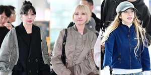 7 Potret 2NE1 Terbang ke Jakarta dari Bandara Incheon, CL Berangkat Terpisah - Park Bom Siap Sapa Blackjack Indonesia