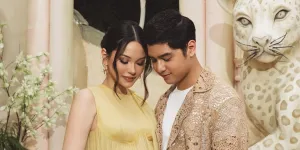 7 Potret Al Ghazali dan Alyssa Daguise Gender Reveal Bertema Safari, Penuh Tangis Haru