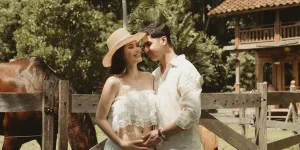 7 Potret Alyssa Daguise Maternity Photoshoot Bareng Al Ghazali, Dari Berdua Jadi Bertiga