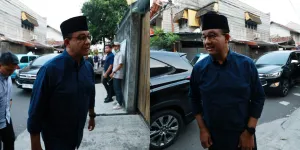 7 Potret Anies Baswedan di Rumah Duka Suami Najwa Shihab, Ungkap Kesan Mendalam Terhadap Almarhum 