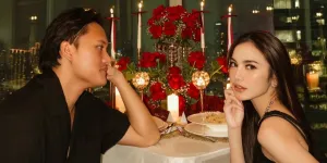 7 Potret Anniversary Dinner Mahalini dan Rizky Febian, Genap 2 Tahun Menikah