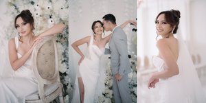 7 Potret Cantik Valerie Tifanka Prewedding dengan Calon Suami, Sat Set Banget Padahal Baru Lamaran