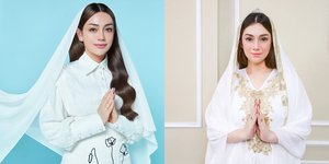 7 Potret Celine Evangelista Tampil Anggun saat Pakai Hijab, Sudah Hobi Kenakan Pakaian Syar'i Sejak Dulu