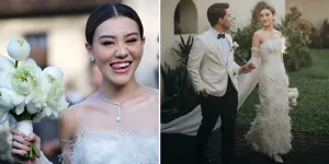 7 Potret Detail Penampilan Aaliyah Massaid di Foto Prewed Terbaru, Dipuji Secantik Princess