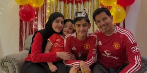 7 Potret Fairuz A Rafiq Rayakan Ultah King Faaz, Bertema MU - Dihadiri Keluarga