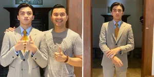 7 Potret Ganteng Arka Anak Anjasmara dan Dian Nitami Saat Pakai Jas, Aura Manly Bikin Netizen Histeris