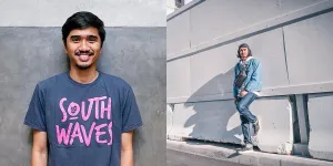 7 Potret Gaya Kasual Duta Sheila On 7, Sehari-Hari Nyaman Kenakan Kaos Oblong - Nggak Jaim Pakai Sandal Jepit ke Bank 