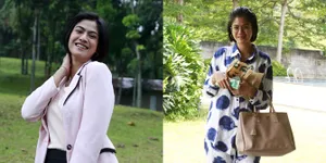 7 Potret Hana Saraswati Saat di Lokasi Syuting 'BUKU HARIAN SEORANG ISTRI', Pede Pakai Piyama - Naik Ojek Tetap Gaya