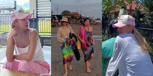 7 Potret Hyoyeon Girls Generation yang Makin Melokal Saat Liburan di Bali, Naik Ojol - Santuy Makan Mie Ayam dan Bakso