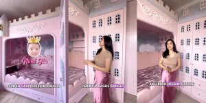 7 Potret Kamar Hagia Anak Jessica Iskandar, Tak Hanya Serba Pink - Bak Istana di Dalam Ruangan