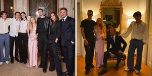 7 Potret Keluarga David Beckham dalam Acara Victoria Beckham Spring Summer 25 di Paris, Curi Perhatian dengan Tampilan Berkelas nan Memukau