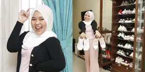 7 Potret Koleksi Sepatu Selfi LIDA, Nggak Cukup Satu Lemari - Lengkap dari Sneakers Sampai High Heels Ada Semua