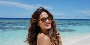 7 Potret Marsha Aruan Liburan ke Maldives, Cantik - Nikmati Hidup Jadi Anak Pantai